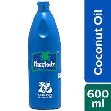 Parachute Pure Coconut Oil, 600 ml...
