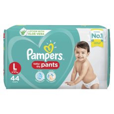 Pampers Diaper Pants, Large, 44...