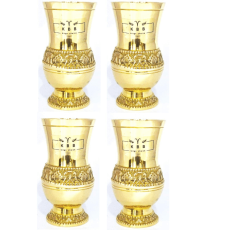 Gold Design Brass Glass